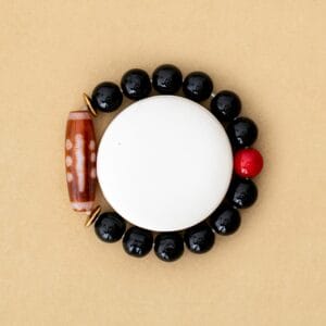 龙鳞红肉水行老天珠