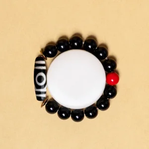 玛哈嘎拉法会供品天珠