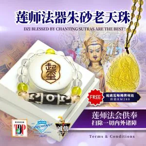 莲师法器朱砂老天珠 · 商品图片 1