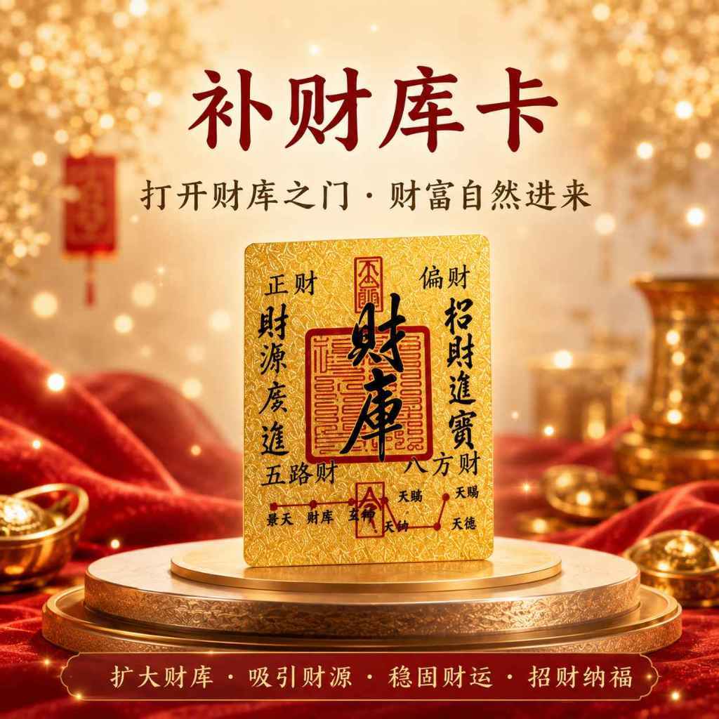 补财库祈福卡 · 商品图片 1