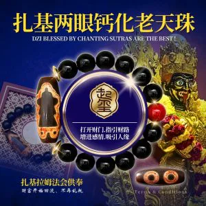 扎基两眼钙化老天珠 · 商品图片 1