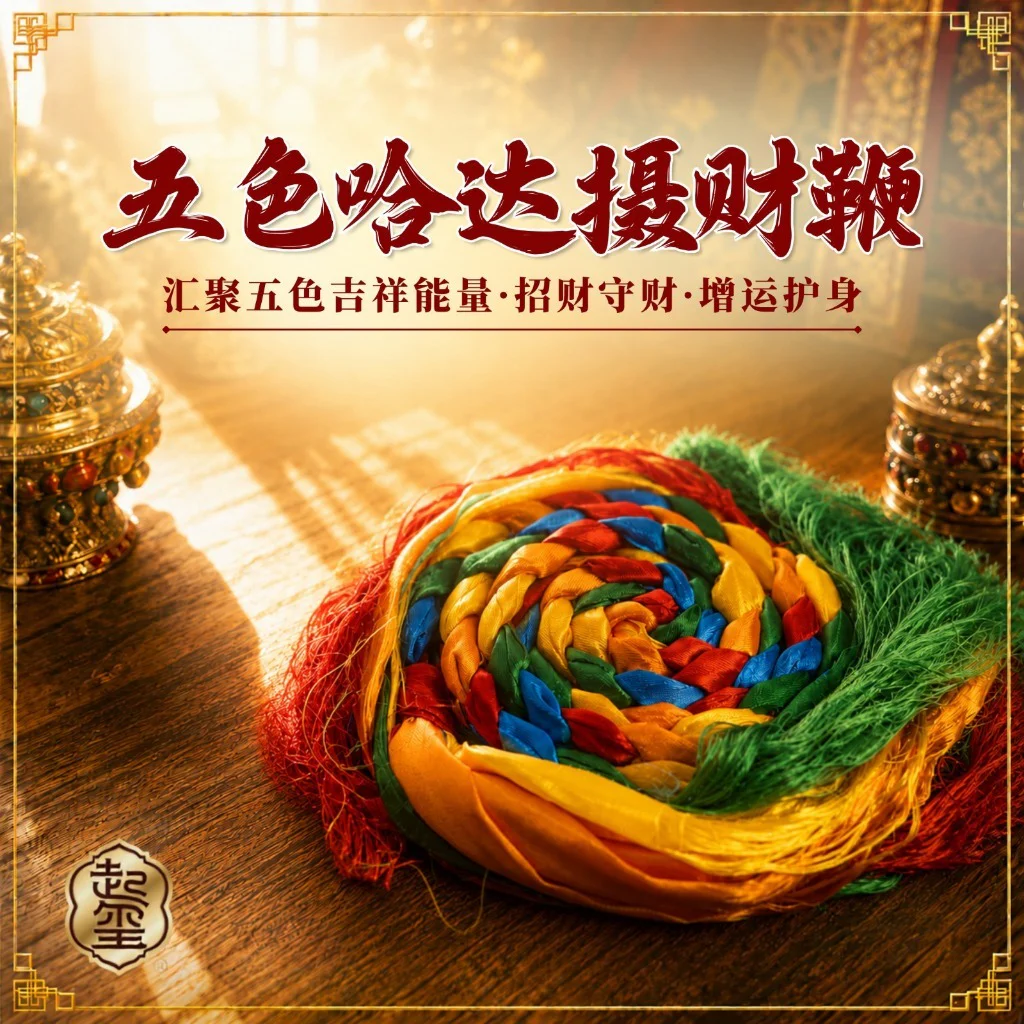 五色哈达摄财鞭 · 商品图片 1